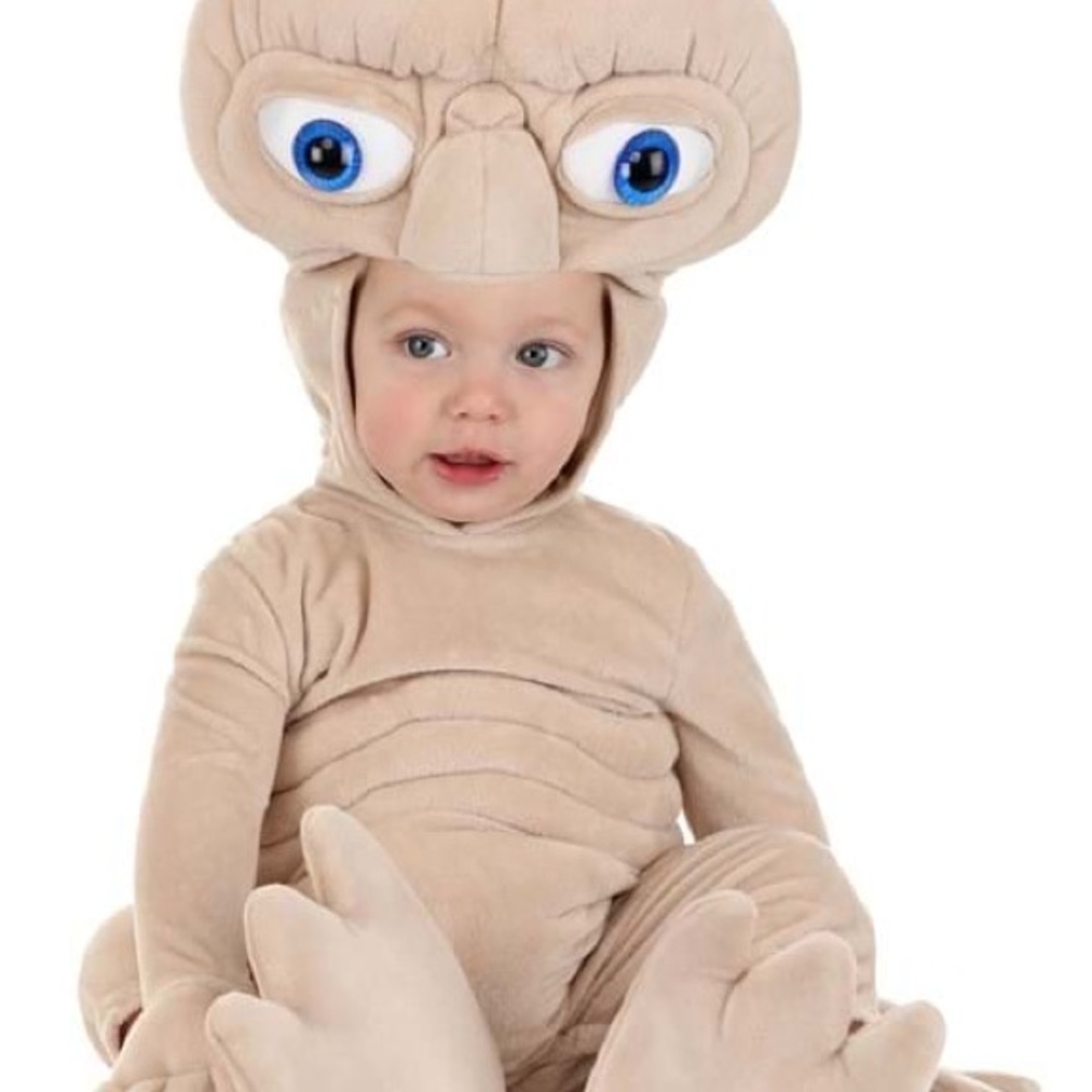 Infant E.T. Halloween Costume. Size 9-12 months